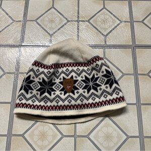 Dale of Norway Cream and Black Nordic Knit Hat